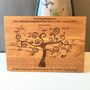Personalised Family Tree Oak Board, thumbnail 2 of 8