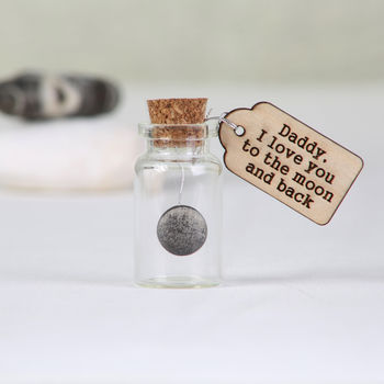 Love You To The Moon And Back Keepsake Message Bottle, 8 of 11