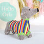 Dachshund Sausage Dog Rattle And Personalised Gift Bag, thumbnail 2 of 6