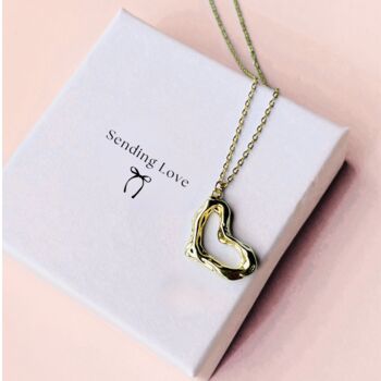 Heart Necklace Gift For Her, 2 of 4