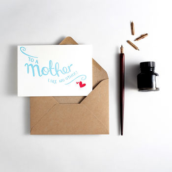 'To A Mother Like No Other' Mother's Day Card, 2 of 3