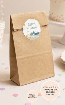 Farm Animal Party Favour Bag Stickers, 9 of 9