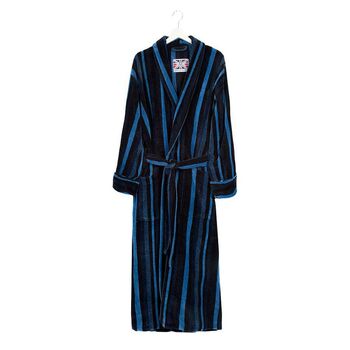 Men's Egyptian Cotton Dressing Gown Salcombe, 3 of 8