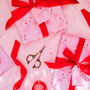 Christmas Origami Flamingo Pink Wrapping Paper Set, thumbnail 2 of 3