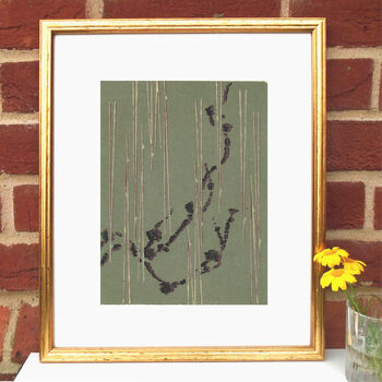 Japanese Abstract Tree Print, 2 of 2