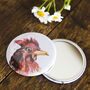 Inky Chicken Pocket Compact Mirror, thumbnail 1 of 3