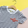 Kids 'Tiny Heartbreak Crew' Embroidered T Shirt, thumbnail 2 of 4
