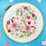 Floral Heart Embroidery Kit, thumbnail 3 of 8