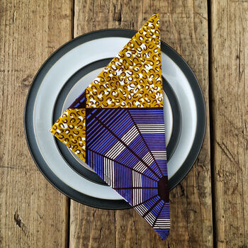 African Print Cotton Napkin | Bunmi Print, 4 of 8