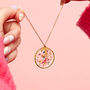 Personalised Pressed Meadow Flower Necklace, thumbnail 1 of 11