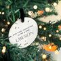 First Christmas As Mr And Mrs Personalised Ceramic Bauble, thumbnail 7 of 10