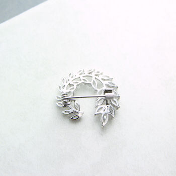 Crystal Wreath Brooch, 3 of 6