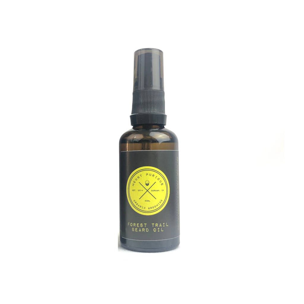 Organic UK Made Forest Trail Scented Beard Oil By Good Day Organics ...