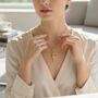 Personalised 18ct Gold Plated Ballerina Necklace, thumbnail 11 of 12