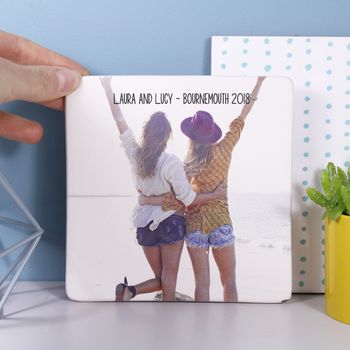Best Friend Photograph Ceramic Print Letterbox Gift, 4 of 6