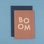 'Boom' Funny Congratulations And Well Done Card, thumbnail 2 of 5