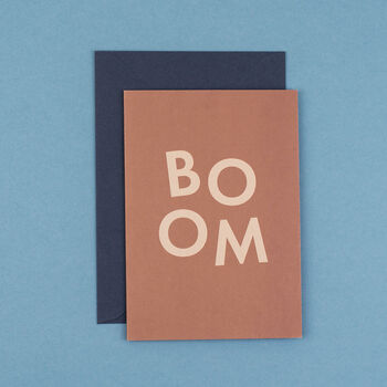 'Boom' Funny Congratulations And Well Done Card, 2 of 5