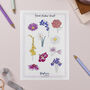 Floral Sticker Sheets, thumbnail 3 of 6