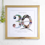 Personalised Pearl Wedding Anniversary Collage, thumbnail 10 of 11