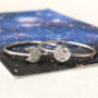 Sterling Silver Mini Half And Full Moon Ring Set, thumbnail 5 of 12