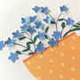 Teacher Thank You Tea Cup Forget Me Not Card, thumbnail 5 of 5