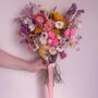 Pink Dried Wildflower Bouquet, thumbnail 6 of 10