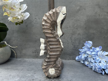Nautical Grey Seahorse Kitchen Roll Holder Accessory, 7 of 12