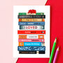Personalised Books Birthday Card, thumbnail 3 of 3