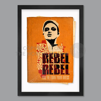 Rebel Rebel Music Poster Print, 2 of 5