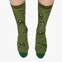 Men's Bamboo Socks Green Tractor And Cows, thumbnail 1 of 6
