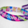 Our Wedding Day Festival Wedding Wristbands, thumbnail 5 of 6
