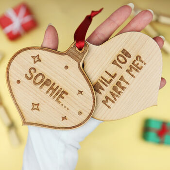 Personalised Surprise Bauble Christmas Tree Decoration, 2 of 4