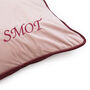 Personalised Pet Bed And Bone Gift Set Pink Velvet, thumbnail 7 of 9