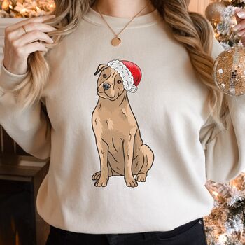 Custom Dog Mum Sweatshirt For Staffie Lover, 4 of 12