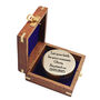Custom Signature Sundial Compass Gift For Baptism, Communion, Confirmation, Christening, thumbnail 1 of 11