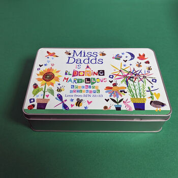 Personalised Blooming Marvellous Teacher Tin, 4 of 4