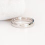 Personalised Sterling Silver Wedding Ring Band, thumbnail 1 of 10