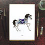 Aoide The Carousel Horse Art Print, thumbnail 3 of 9