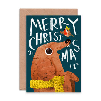 Pack Of Twelve Festive Animal Christmas Cards, 3 of 8