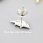 Sterling Silver Armadillo Stud Earrings, thumbnail 3 of 12