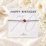 70th Birthday Gift, Birthstone Bracelet, thumbnail 1 of 11