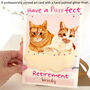 Personalised Cats Retirement Card, thumbnail 3 of 5