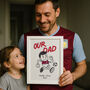 Personalised Dad Football Team Print, thumbnail 1 of 4
