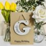 Personalised Gramps Birthday Card G Letter Keepsake, thumbnail 1 of 5