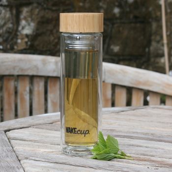 Reusable Sustainable Glass And Bamboo Tea Infuser, 3 of 12