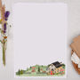 A4 Letter Writing Paper With Country Village Pub, thumbnail 1 of 4