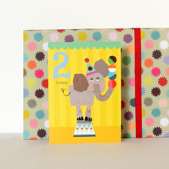 Elephant 2nd Birthday Card, 3 of 5