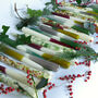 Handmade Christmas Dinner Candles, Set Of Two Red/Green, thumbnail 4 of 6