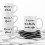 Personalised Daddy And Me Coffee And Juice Mugs, thumbnail 3 of 3