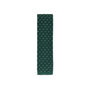 Men's Square End Knitted Tie With Dots | Dark Green, thumbnail 3 of 5